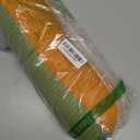 Buckwheat Pillow for Sleeping, Adjustable Firm Support Neck Roll Pillow, Cervical Pillow for Back Sleepers, Cylinder Buckwheat Hull Pillow, Patchwork Orange Yellow Green Pillowcase,16x5