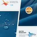 MAGCOMSEN Men's Swim Trunks with Compression Liner 9" Quick Dry Beach Shorts with Zipper Pockets (32, Peacock Blue)