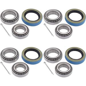 ApplianPar Pack of 4 Trailer Hub Bearings Kit L68149 L44649 for 3500 1.719 inch Spindle 84 Axle