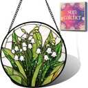 Lily of the Valley Suncatcher Sun Catchers Indoor Window Gifts for Mom 7.8"