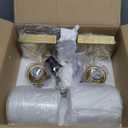 Rechargeable Wall Sconce, Gold Battery Operated Wall Sconce Set of 2 with Timer Function, Easy Install Dimmable Wireless Wall Lamps for Living Room, Bedroom, Hallway, Entryway Decor 3000K