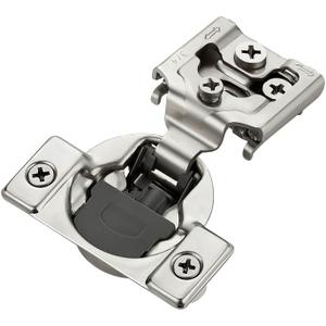 20 Pack 10 Pairs 3/4 inch Overlay Soft Close Cabinet Hinges for Kitchen, Stainless Steel Three-Way Adjustable, Concealed Self-Closing Door Hinges