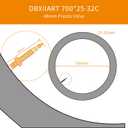 Bike Tubes,28 700x28/32C 700X28C 700X32C 48mm Presta Valve 622 700 28C 32C Inner Tubes