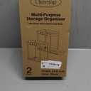 2 Pack Multi-Purpose Pull-Out Storage Organizers, Under Sink Organizers and Storage for Bathroom & Kitchen, Under Cabinet Organizers and storage, 14.8 Inch, Black