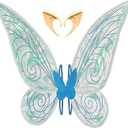Fairy Wings Adult Women Sparkle Butterfly Wings Costume Princess Accessories for Girls Halloween Dress Up