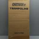 ONETWOFIT 42"/45" Rebounder Trampoline for Adults, Silent Mini Trampoline Indoor Exercise Fitness Trampoline Bungee Rebounder Workout Max Load 330lbs
