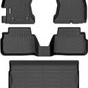 Binmotor-for Subaru Crosstrek 2018-2023 & Subaru Impreza 2017-2023 (Only for Fuel Models) All Weather Floor Mats & Cargo Liner, Car Mats for for Crosstrek Accessories-Black