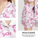 Womens Pajamas Set 2 Piece Satin Short Sleeved Pjs Button Notch Collar Loungewear Party Sleepwear Sets