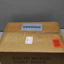 Wood Coat Rack Stand, Wooden Coat Rack Freestanding with Sturdy Round Base, Vintage Coat Racks with 14 Hooks, Natural Birch Wood Entryway Coat Tree Hanger Stand Easy to Assemble