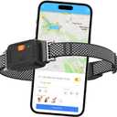 GPS Dog Collar Fence System: Real-Time GPS Tracking, Health Monitoring, Virtual Fence, IPx7 Waterproof Design for Dogs and Multi-Pets