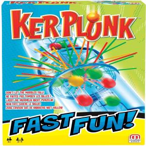 Mattel Games Fast Fun Blokus/Kerplunk, Two Player Game, Playing Time Approx. 15 Minutes, Age 5+