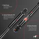 A-Premium Suspension Shock Absorber Compatible with Isuzu FSR FVR 1997-2002 & Peterbilt 382 2011-2017, 536 2022, 2-PC Set