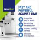 WoldoClean XL Coffee Maker Cleaner & Descaler Tablets - 40 Heavy Duty 16g Tabs, Limescale Remover compatible with Keurig K-Cup, Nespresso Vertuo & Ninja