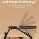 Adjustable Weight Bench,Adjustable weight bench, Multi-Functional Foldable workout Bench Press with 660 LBS Capacity, Strength Training Equipment gym for Home, Full heavy duty fitness bench gym at home.