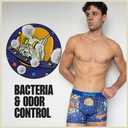 Knobby Mens Boxer Briefs - 4.5" Inseam, Moisture Wicking, Odor Control, Breathable, Tagless, Designer Underwear for Men (XL)