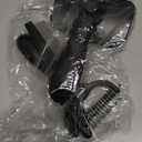 3PCS Self Cleaning Slicker Brush & Pet Grooming Rake & Flea Comb for Dogs,Cats and Horses | Double-Sided Dematting Comb & Skin Friendly Deshedding Grooming Tool | Premium Pet Supplies (Black)