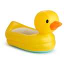 Munchkin Duck Inflatable Baby Bathtub for Babies 6-24 Months, White Hot Heat Alert, Great for Home or Travel, Classic Yellow Ducky