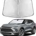 EcoNour Windshield Sunshade Compatible for Chevrolet Blaze 2019-2024 2025 2026, Sun Visor for Front Windshield & Window Sun Shade Cover, UV Heat Blocker & Protector, Car Accessories
