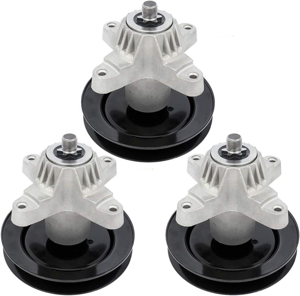 ROADFAR Riding Mower Spindle Assembly 3 pcs fit for MTD/ for 918-04461, 618-04461, 618-04456 918-04456