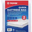 2 PK Queen Mattress Bags for Moving Storage,Mattress Bag for Disposal, Mattress Storage Bag Queen Mattress Cover for Moving