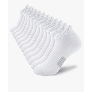 Amutost Ankle Socks Womens Athletic Running Comfort Cushioned  6Pairs, 8-10 Size