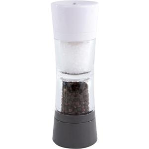 Cole & Mason Lincoln Duo Salt and Pepper Grinder Combo, Acrylic Combination Mill Includes Premium Salt and Peppercorns