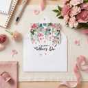 Artoid Mode 24 Pack Rose Flower Happy Mother's Day Cards Gift With Envelope & Stickers Blank Note Greeting Cards, 5 x 7 Inch