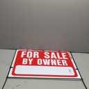 HY-KO Products RSF-605 FOR SALE BY OWNER SIGN 36 in H x 24.5 in W Red & White