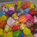 100 Pcs Rubber Ducks, Random Assortment Ducks Bulk for Jeeps Ducking, 2" Mini Rubber Duckies for Baby Toddler Bath Toys, Kids Pool Toys Birthday Gifts Party Favors