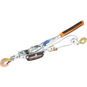 VEVOR Come Along Winch, 5 Ton (11,023 lbs) Pulling Capacity, 11.5 ft Steel Cable, 3 Hooks, Heavy Duty Ratchet Power Puller Tool with Dual Gears, Automotive Hoist Cable Puller Ideal for Vehicle Rescue