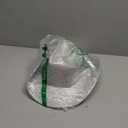 Women-Western-Glitter-Cowboy Hat - Sparkle-Cowgirl-Hat Roll-UP- Brim-Fedora-Hat for Disco Costumes Party (Medium, Plastic Silver)