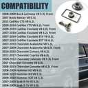 AUCERAMIC TK3216VVT 3SRH60 Timing Chain Kit Fit for Chevrolet Avalanche Camaro Colorado Express Silverado Suburban Tahoe Cadillac Escalade GMC Canyon Savana Sierra Yukon Hummer 4.8L 5.3L 6.0L 6.2L