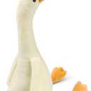 Goose Stuffed Animal, Soft Smooth Goose Plush Toys, Cute Duck Stuffed Animal Hugging Pillow, Gifts for Kids Adults (Yellow-15.7INCH)