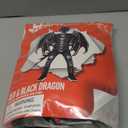 Morph Black Red Dragon Costume Kids Dragon Costume for Boys Jumpsuit Halloween Costumes for Kids (X-Large)