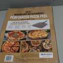 Ninja XSKOPPL Woodfire Outdoor Perforated Pizza Peel, Compatible with Ninja Woodfire Outdoor Oven (OO100 series), Hanging Drawstring, Aluminum, Grey/Black (19.5'' x 16.5'' x 15'')