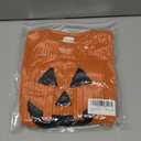 Toddler Girl/Boy Halloween Sweater Pumpkin Smile Embroidery Sweater Knitted Pullover Fall Winter Clothes (18-24 Months, Unsex-orange)