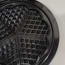 Mueller Heart 5 Waffle Maker, Norwegian Waffle Iron, Adjustable Browning Control & Nonstick, Cool Touch Handle, Easy to Clean, Small Kitchen Appliances