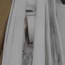 56'' Ceiling Fans with Lights Remote Control, Outdoor Ceiling Fan for Patio 3 Blades Modern Ceiling Fan with LED Lights Reversible Silent DC Motor for Bedroom Living Room,White