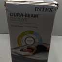 INTEX Dura-Beam Deluxe 18" Queen Size Air Mattress with Built-in Pump