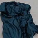 JIAN YA NA Armless Accent Chair Cover, Stretch Armless Chair Slipcover Velvet Armless Chair Covers Slipper Chair Slipcover Furniture Protector Covers for Living Room Bedroom(Velvet, Teal) (Bc1 Velvet, Dark Green)