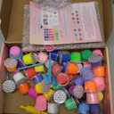 56 Pack Easter Butter Slime Kit for Girls and Boys Ages 3-12, Non Sticky Kids Slime Kits 3-12, Small Easter Slime Party Favors with Charms, Cutters, and 4 Creative Playing Modes