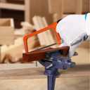 Table Vise, 3" Bench Vise Universal Rotate 360 Work Clamp-On Vise, Table Vice clamp With Multifunctional Jaw for Woodworking, Drilling, Sawing, Metal Working