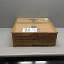 LEDIARY Caged Ceiling Fans with Lights, White Flush Mount Ceiling Fan with Remote, Small Low Profile Bladeless Ceiling Fan Light Fixture for Bedroom, Kitchen, Dining Room-White Gold Color (Medium)