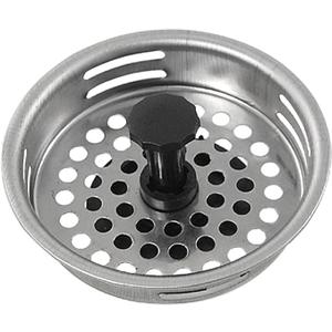 Kitchen Metal Sink Drain Basket Strainer Stopper Silver Gray (id: f4a 5d3 933 e74 f2f) 2 Packs