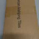 GUSTARIA American Mahjong Tiles (1.2”, Tiles Only), 166 Pcs American Mahjong Tile Set with Blue Color