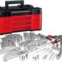 Craftsman 262-Piece Mechanic Tool Set with 3-Drawer VERSASTACK Box, SAE and Metric Socket Set, Car and Motorcycle Tool Kit with Combination Wrenches and Spark Plug Sockets (CMMT45309)