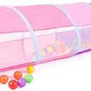 Play Tunnel for Toddlers 1-3, Tunnel for Kids to Craw Through Sensory Toys for 1 Year Old Boy Girl Babies Kids, Indoor Outdoor Great for Motor Function