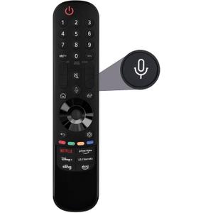 for LG Smart TV Remote,Magic Control with Voice and Pointer Function,AN-MR25GA/AN-MR24GA/MR23GA/MR22GA/MR21GA/MR20GA/MR19GA Replacement for 2019-2025 LG WebOS,OLED,QNED,NANOCell,4K,8K etc.AKB76039902