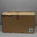 102QT Plastic 5 Tier Storage Bins with Lids,Folding Storage Box with Doors and Wheels Stackable Storage Bins,Closet Organizers and Storage for Living Room,Office,Dorm