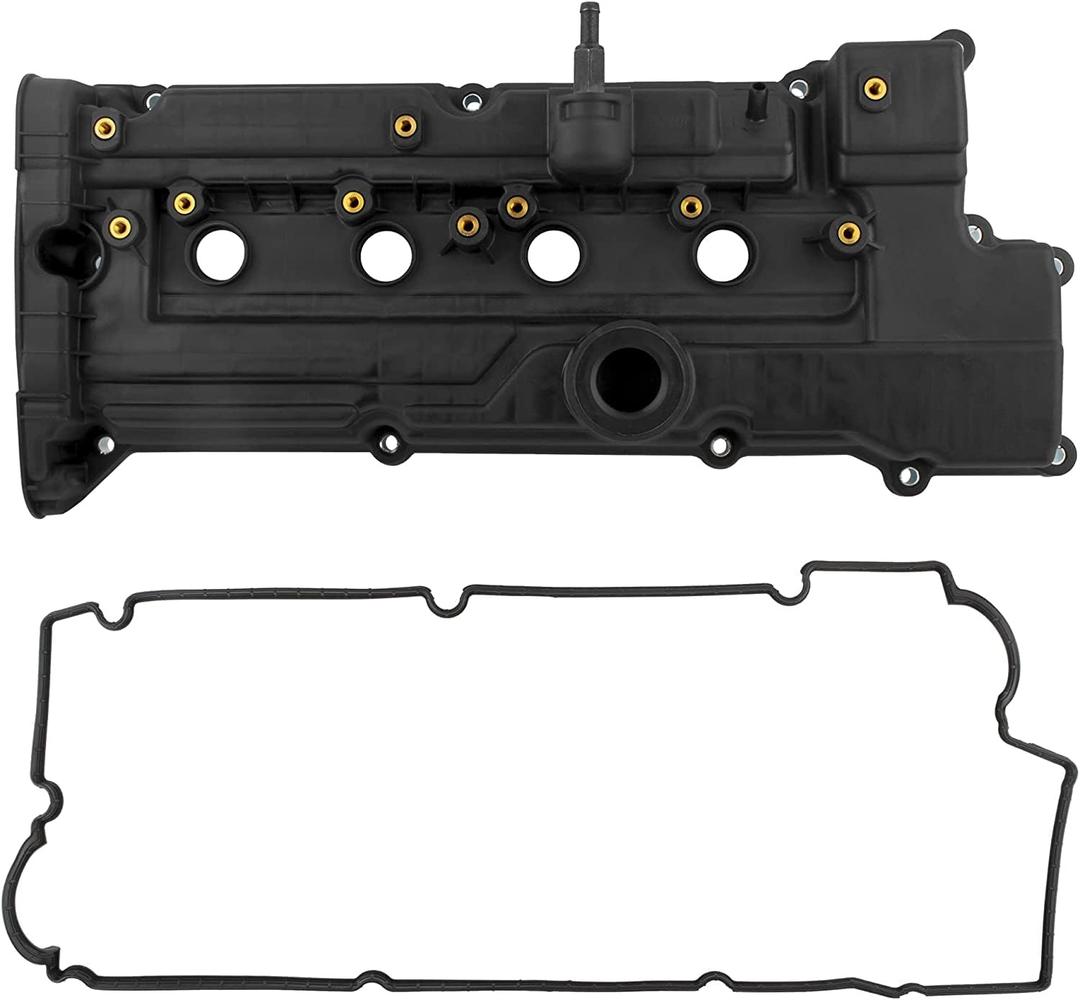 264-990 Front Engine Valve Cover with Gasket for Hyundai Accent L4 1.6L 2006-2011 Kia Rio L4 1.6L 2006-2011 Rio5 L4 1.6L 2006-2011, 2241026860 2241026855 2244126801